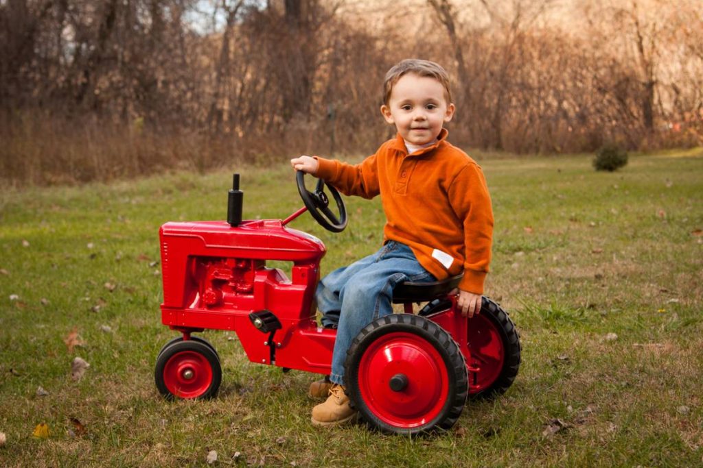 petits garçons tracteur conseil déco